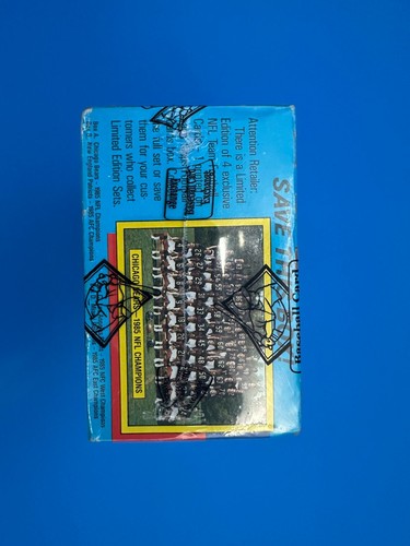 1986 Topps Football Wax Box BBCE Authenticated Non X Jerry Rice Steve Young RC - Picture 3 of 6