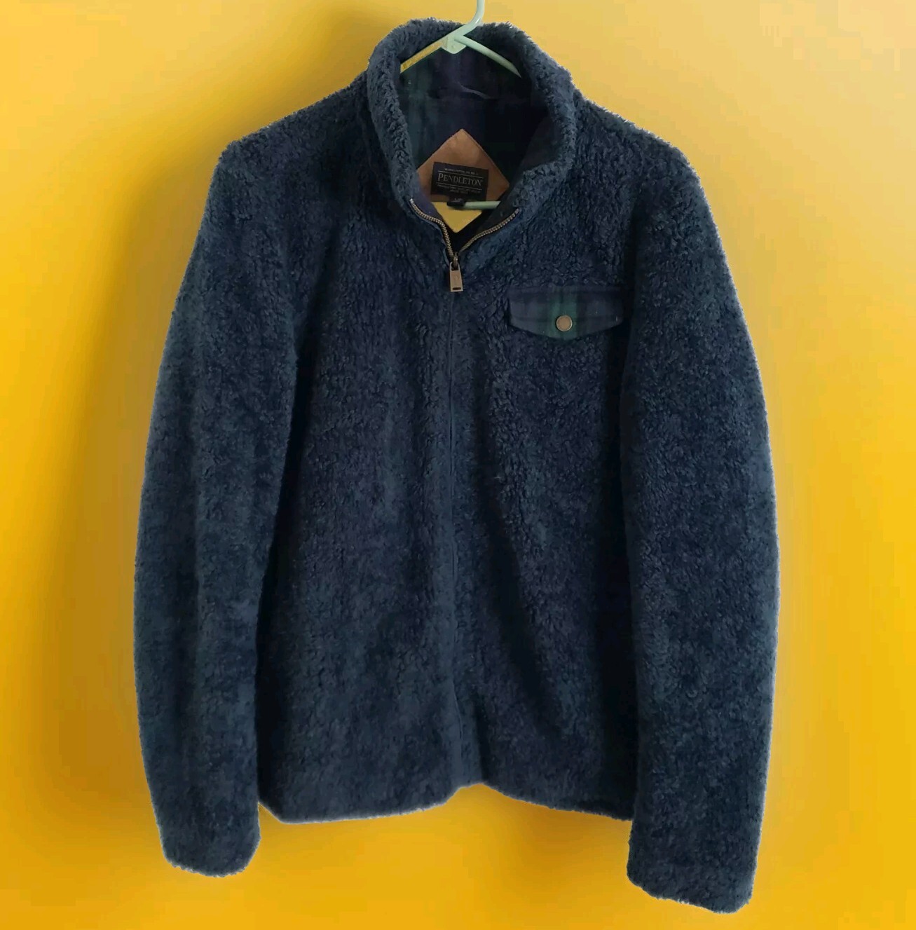 Pendleton Sherpa Full Zip Jacket Sweater Womens L… - image 1