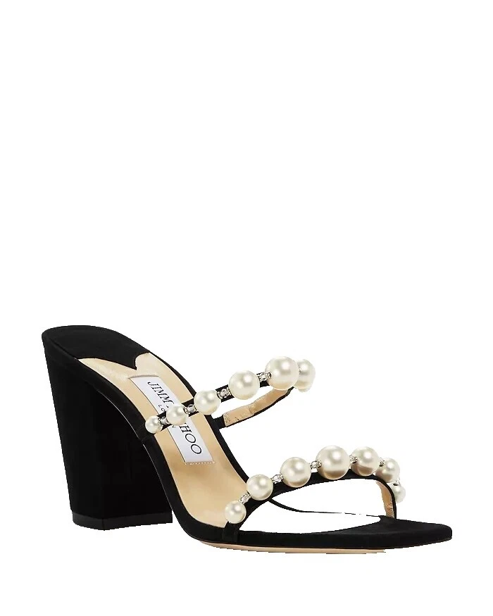 Sandálias femininas cravejadas Jimmy Choo