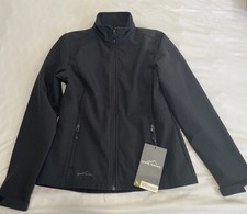 NWT Eddie Bauer Shaded Crosshatch Soft Shell Jacket Womens Size Medium Outdoors