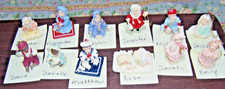 HEIRLOOM DOLL ORNAMENTS~Yolanda Bello Artist~Set of 12~Ashton Drake -EXCELLENT
