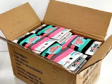 48 PACK SCUNCI Elastics Hair Ties Band Ponytail Neon 18pcs/Pack Wholesale BULK