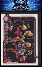 2025-26 Topps #279 Pistons Rain 3 Pointers: Pistons Shoot Lights Out Pistons