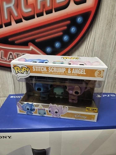 Funko Pop Disney Lilo & Stitch  3Pack  Stitch Angel & Scrump Hot Topic Exclusive