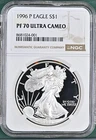 1996 Proof American Silver Eagle 1 oz NGC PF70 - A401