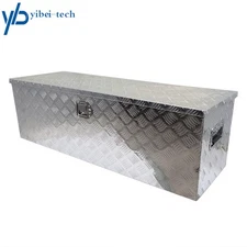 49" X-Large Aluminum Tool Box Pickup Truck Storage Underbody Trailer Flat Bed