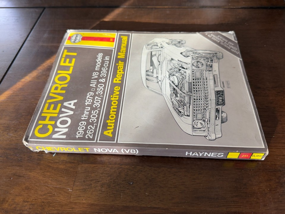 HAYNES Chevrolet Nova 69-79 V8 Model 262, 305, 307, 350, 396 Repair ...