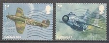 GB 2018 - RAF cent. - sg4065/4066 self adhesive PM59 booklet used  - D450