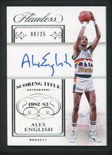 2023-24 ALEX ENGLISH 08/25 AUTO PANINI FLAWLESS SCORING TITLE AUTOGRAPHS