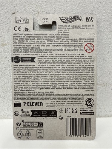 2025 Hot Wheels Silver Series Seven Eleven 7–11 Toyota Supra Exclusive NEW - Picture 3 of 3