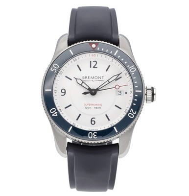 Bremont S300 White Dial 40mm Automatic Men's Watch S300-WH-R-S