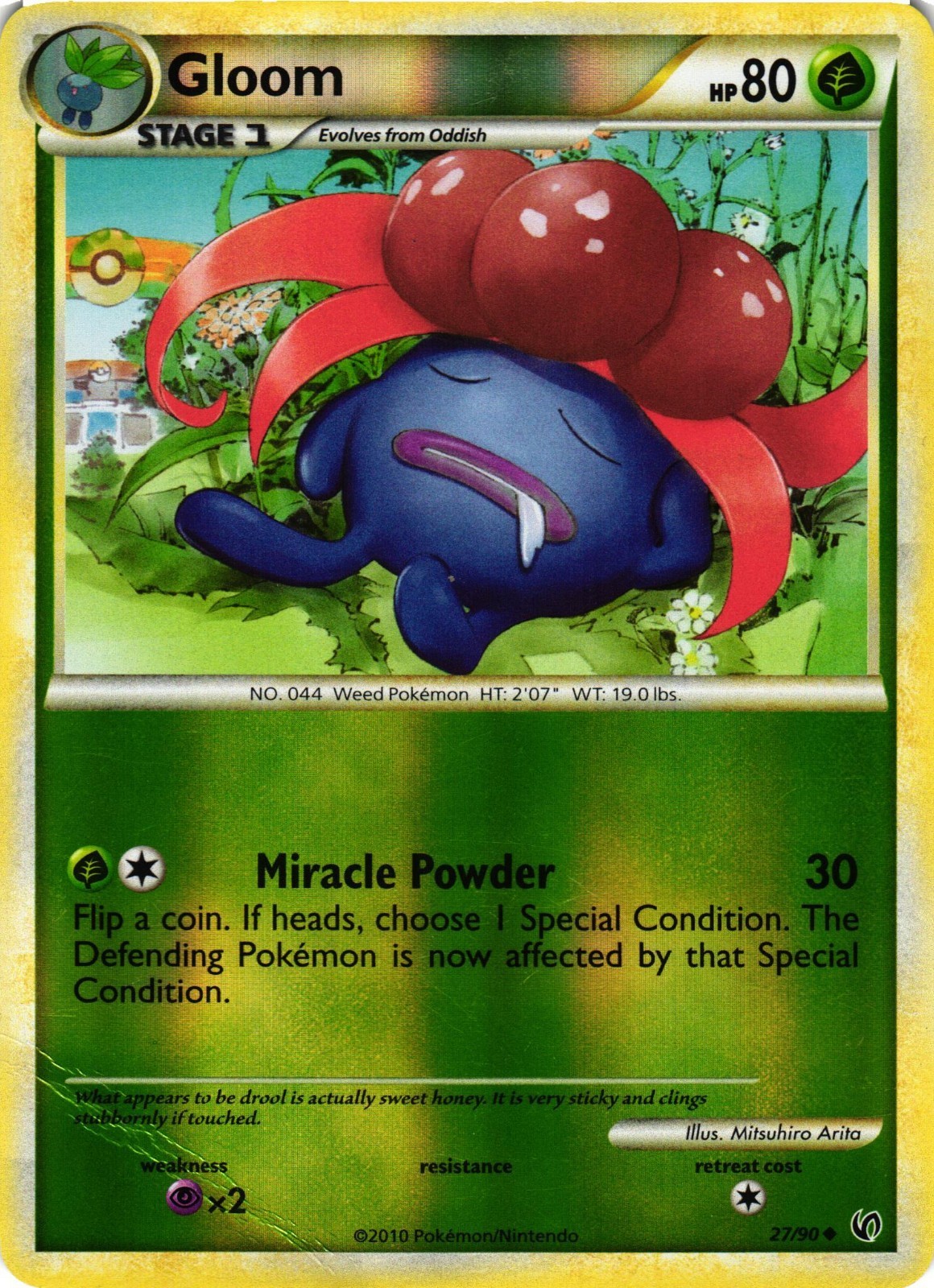 Pokemon TCG Gloom Uncommon Reverse Holo Undaunted 27/90 DMG