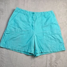 Jones New York Shorts Womens Size 14 Blue Casual Sport Summer Classic Coastal