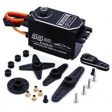 55kg Low-Profile Servo Programmable Brushless Digital Servo 0.09Sec High Spee...