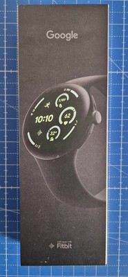 Google Pixel Watch 3 (Wi-Fi) 45 mm Smartwatch - Obsidian Schwarz - NEU (OVP)