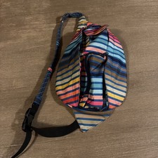 KAVU Chroma Stripe Rope Sling Bag Crossbody