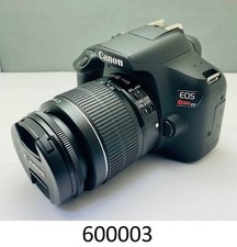 Canon EOS Rebel T6 DSLR Camera  18-55mm Lens - Black