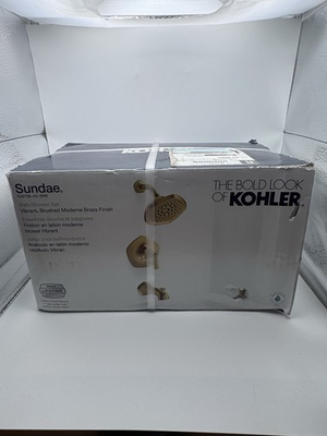 #ad #ad KOHLER Sundae Bath Shower Set In Vibrant Brushed Moderne Brass R28798 4G 2MB $80.00