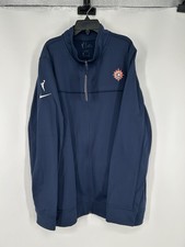 Connecticut Sun Quarter 1/4 Zip Pullover Nike Dri Fit WNBA Womens 3XLT 3XL Tall