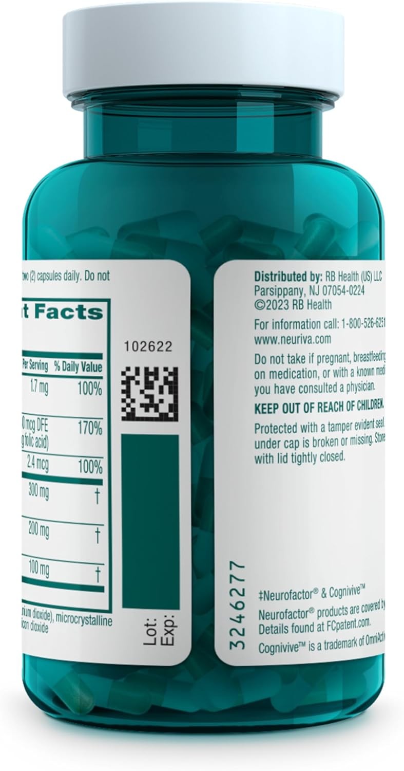 Neuriva Ultra Brain Health  Memory  Focus  Mental  Alertness 60 Caps