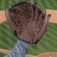 Rawlings Right Hand Baseball Glove Leather 12.5" Brown Zero Shock Pocket RBG36DB