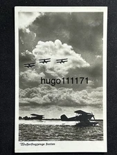 German Postcard  ww2 Unsere Luftwaffe Wasserflugzeuge Starten Photo album