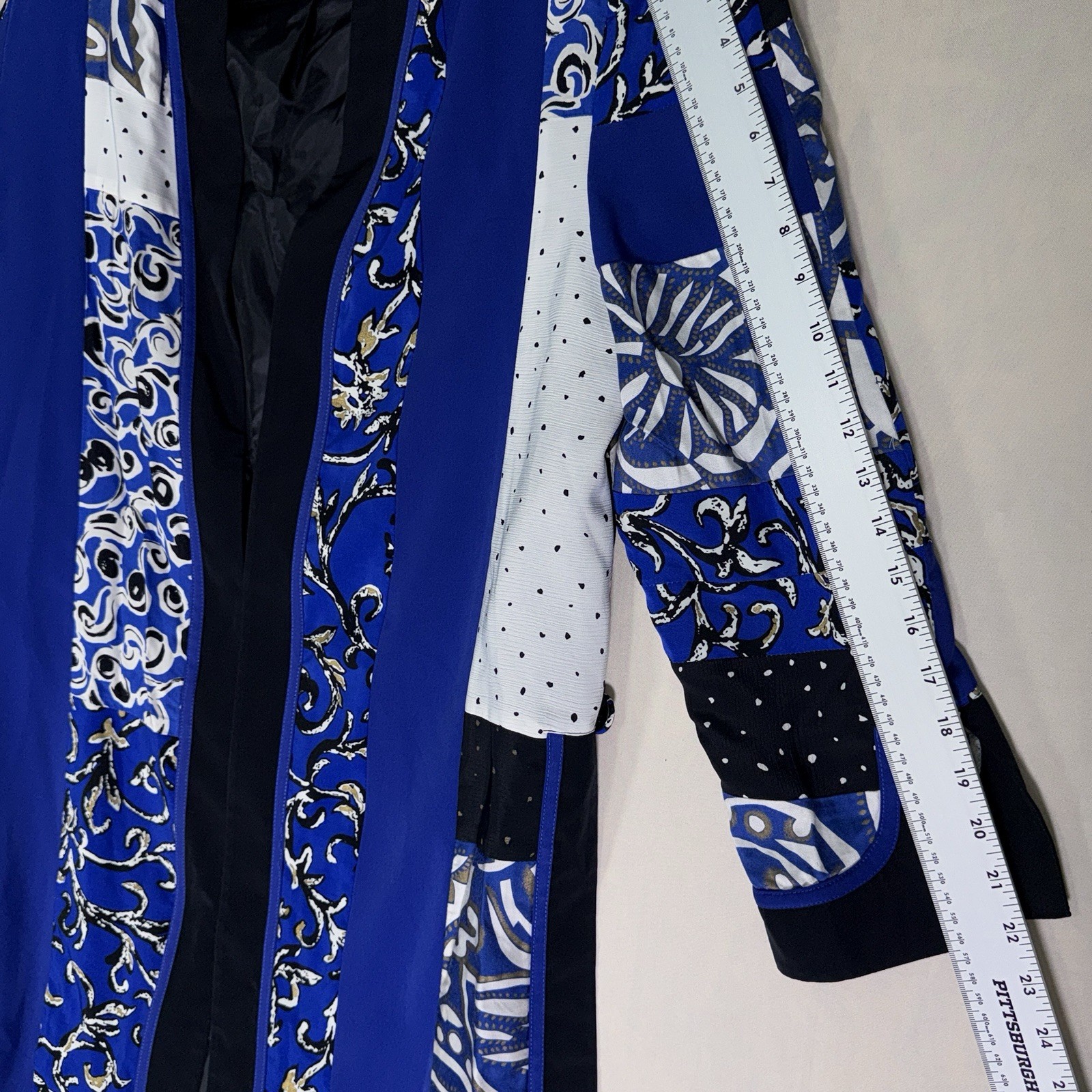 Jeanne Marc Collection Patchwork Blazer Jacket Bl… - image 13