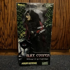 ALICE COOPER Welcome My Nightmare Art Asylum Ultimate Series 18" Figure Orig Box