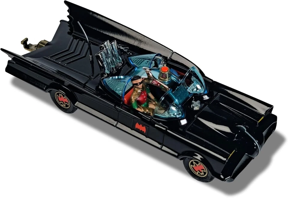 Corgi RT26701 Diecast Cars-RT26701 Batmobile with Batman and Robin-Men, Women & - Photo 2/4