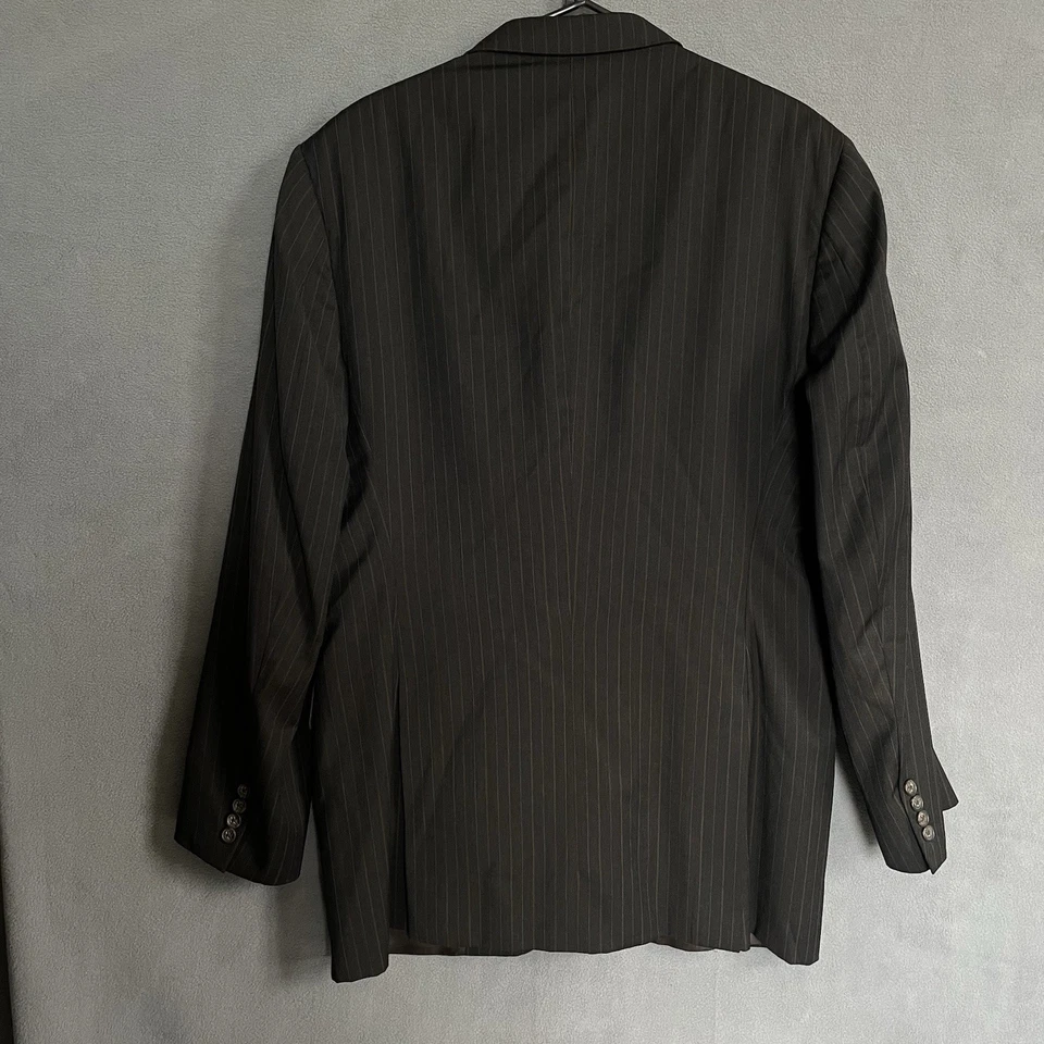 Blazer vintage de lana marrón Burberry manga larga de un solo pecho para hombre talla 44 L Foto 2 de 4