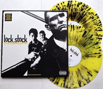 Lock, Stock & Two Smoking Barrels - OST - Ltd Yellow/Black Splatter Vinyl  (NM)