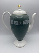 Wedgwood Asia R4310 Bone China Lidded Teapot Sage Green England