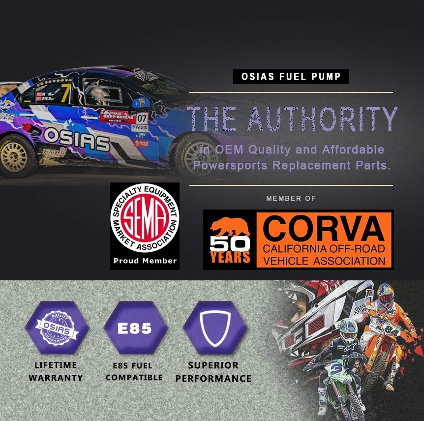 Bomba de combustible OSIAS para Honda VT600C Shadow VLX 600 VT600CD 1988-1997 (10 MM) Foto 2 de 4