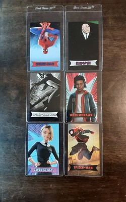 RARE - 2018 AMC Movie ''Into The Spider-Verse'' 12 Card Complete Set -Check Photos