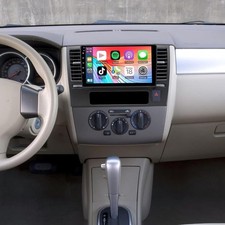 9 Inch Car Stereo Carplay Android 14 Auto GPS for Versa MK1 2007-2011