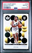 Isaiah Collier 2024-25 Panini Court Kings #178 Rookies III PSA 10 POP 1