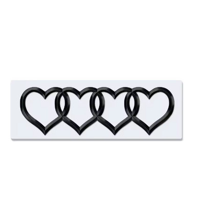 New - Car Love Heart Logo Trunk Rear Tail Badge Label Emblem