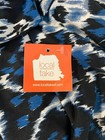 LOCAL TAKE Castro Blue Black Batik Stretch Circle Infinity Scarf New! NWT — photo 3