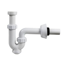 Efficient Drainage G114 inch Kitchen Sink Pipe with White Plastic Construction