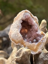 Geoda Rosa Amatista Rosa Rara AAA+ Argentina Patagónica Rara Fina Grado 6