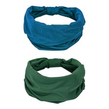 2 Pack Wide Headbands for Women Boho African Knotted Non Slip Fashion Hair Ba...
