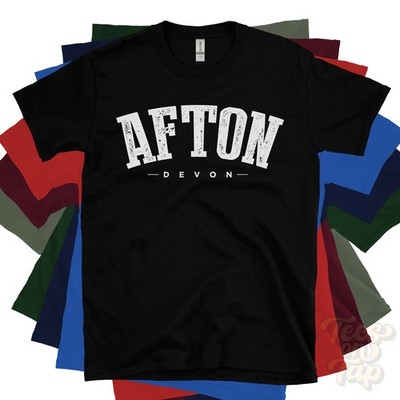 AFTON DEVON T-SHIRT South Hams England College Style