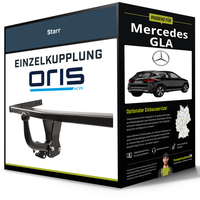 Starre AnhäNgerkupplung für Mercedes GLA 04.2020-Jetzt Typ H247 Oris NEU