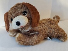 13" VINTAGE KNICKERBOCKER ANIMALS OF DISTINCTION PUPPY DOG STUFFED ANIMAL PLUSH