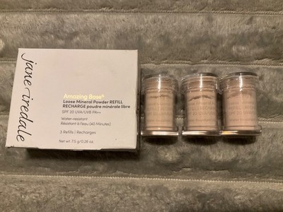 Jane Iredale Amazing Base Loose Powder 3-Refills Ivory - in replacement box