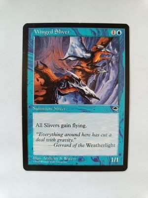 Magic the Gathering Karte: Winged Sliver | Tempest | Englisch