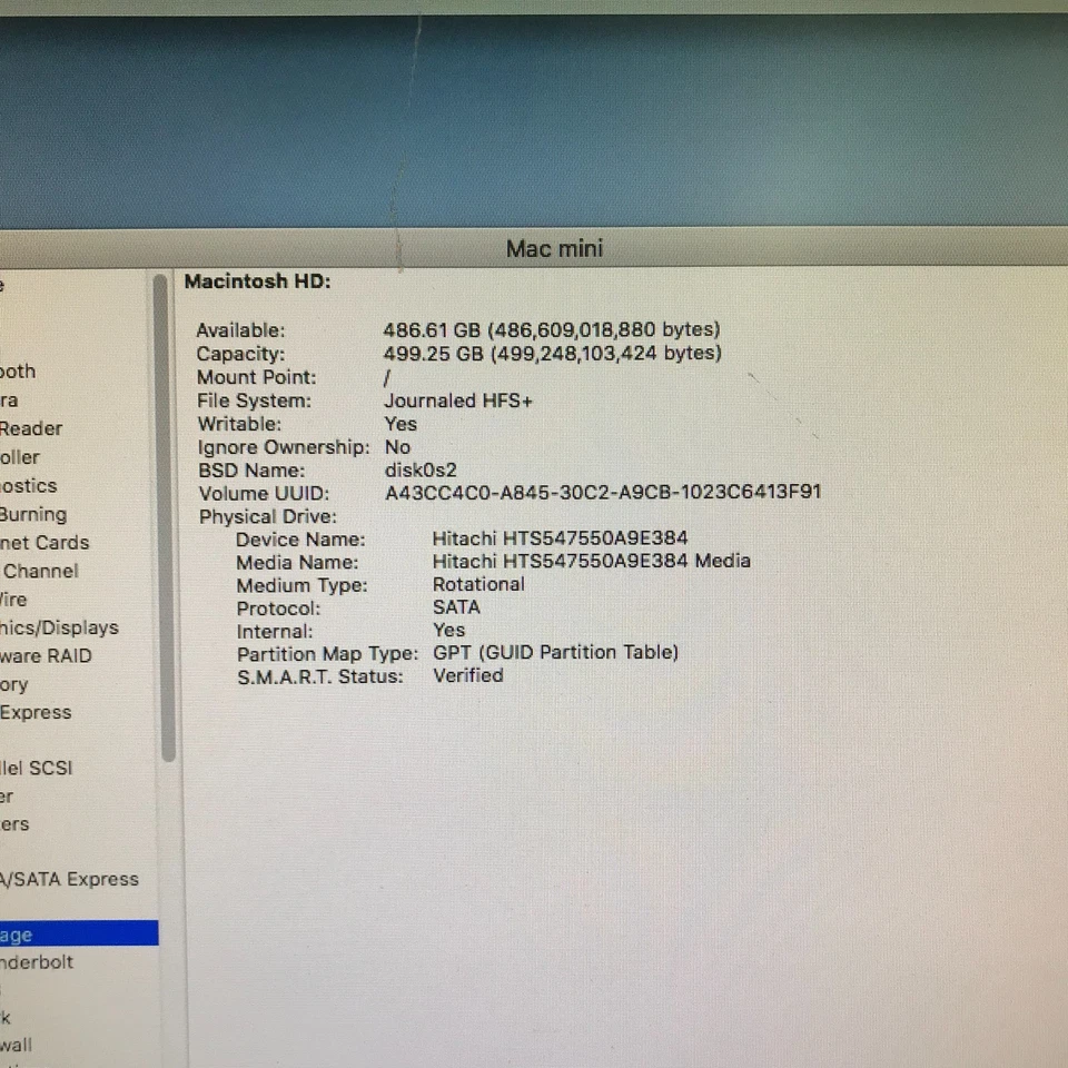 2011 Mac Mini A1347 Intel i5-2415M 2.3GHz 2GB RAM 500GB HDD (High Sierra) - Image 3 of 4