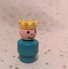 Fisher Price Prince Castle 993 vintage Wood Little People