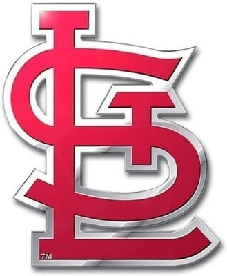 #ad #ad St Louis Cardinals Auto Emblem Aluminum Metal Embossed Team Color Raised... $11.59