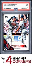 2016 TOPPS HOLIDAY #60 FREDDIE FREEMAN BRAVES POP 5 PSA 9
